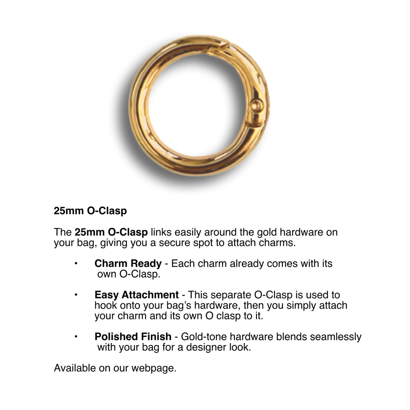 25mm O Clasp