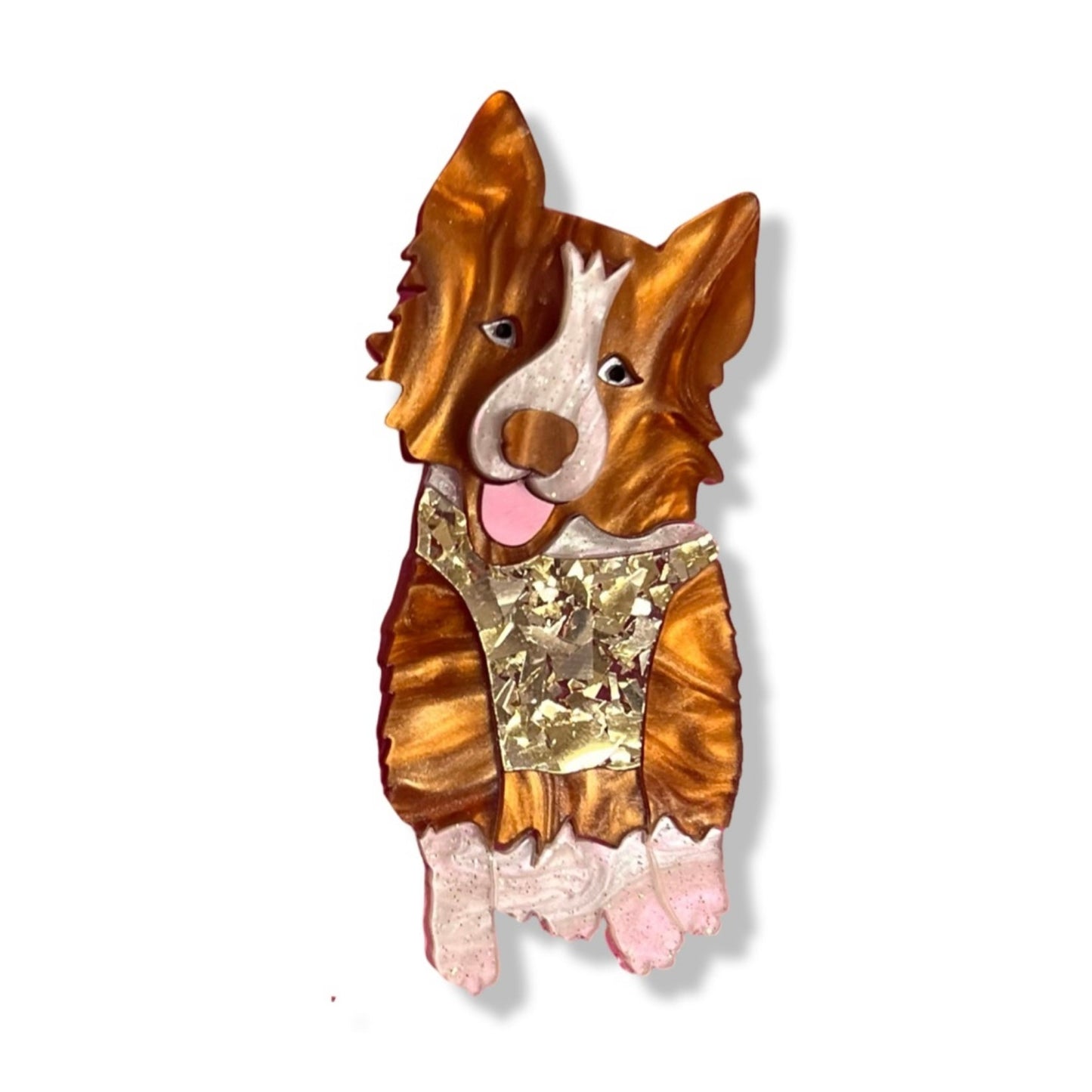 Border Collie Brooch