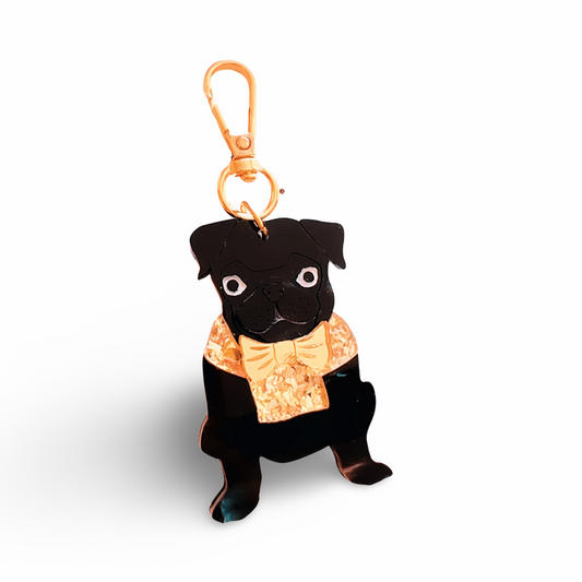 Pug Bag tag/ Keyring