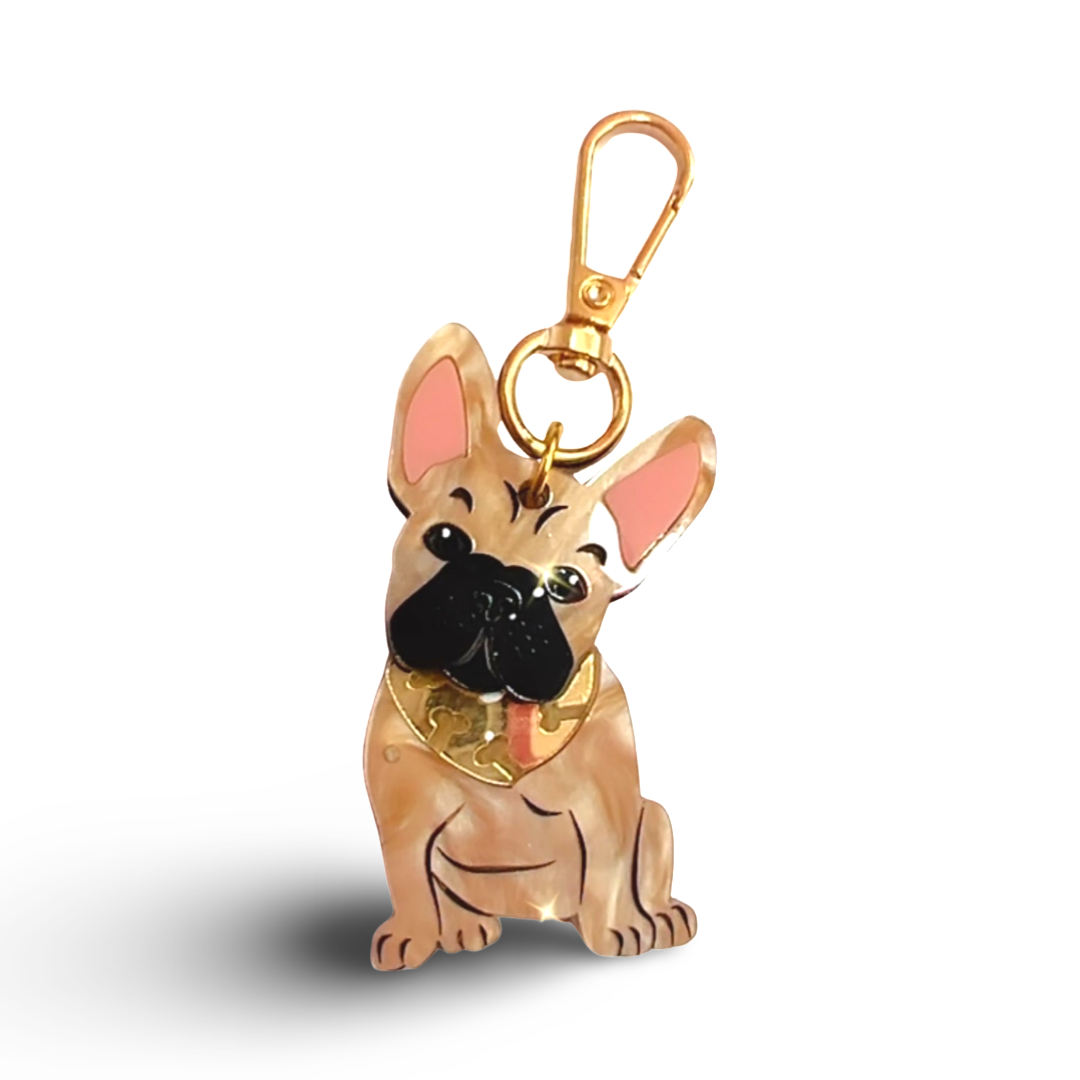 Frenchie tag/Keyring