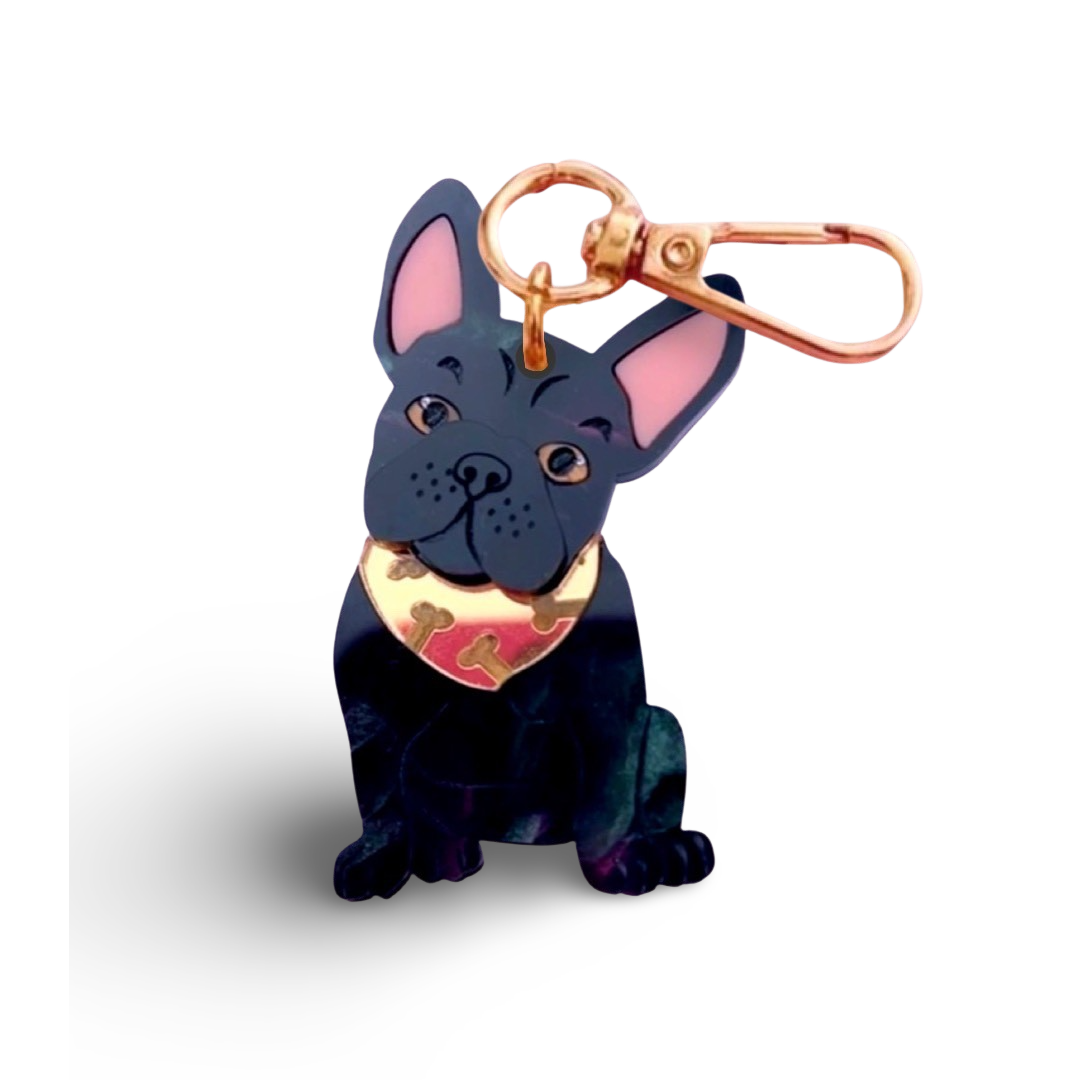 Frenchie tag/Keyring