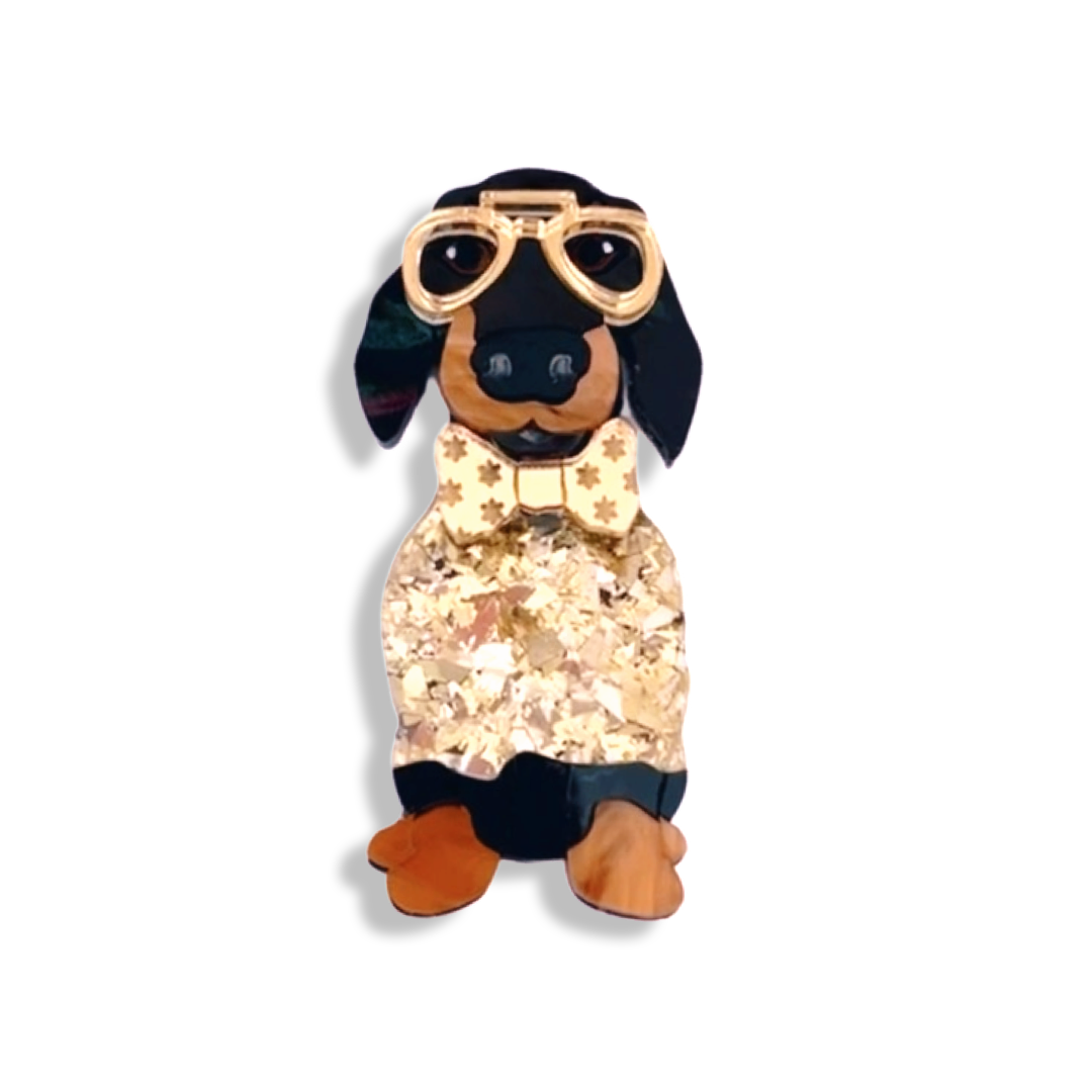 Dachshund Brooch