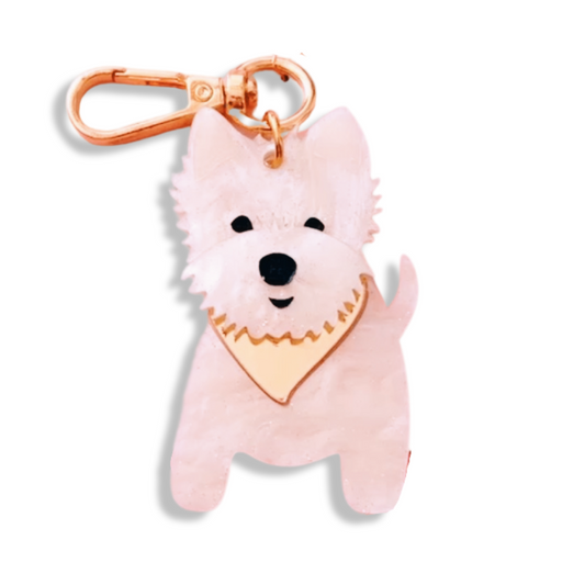Westie Bag tag/ Keyring
