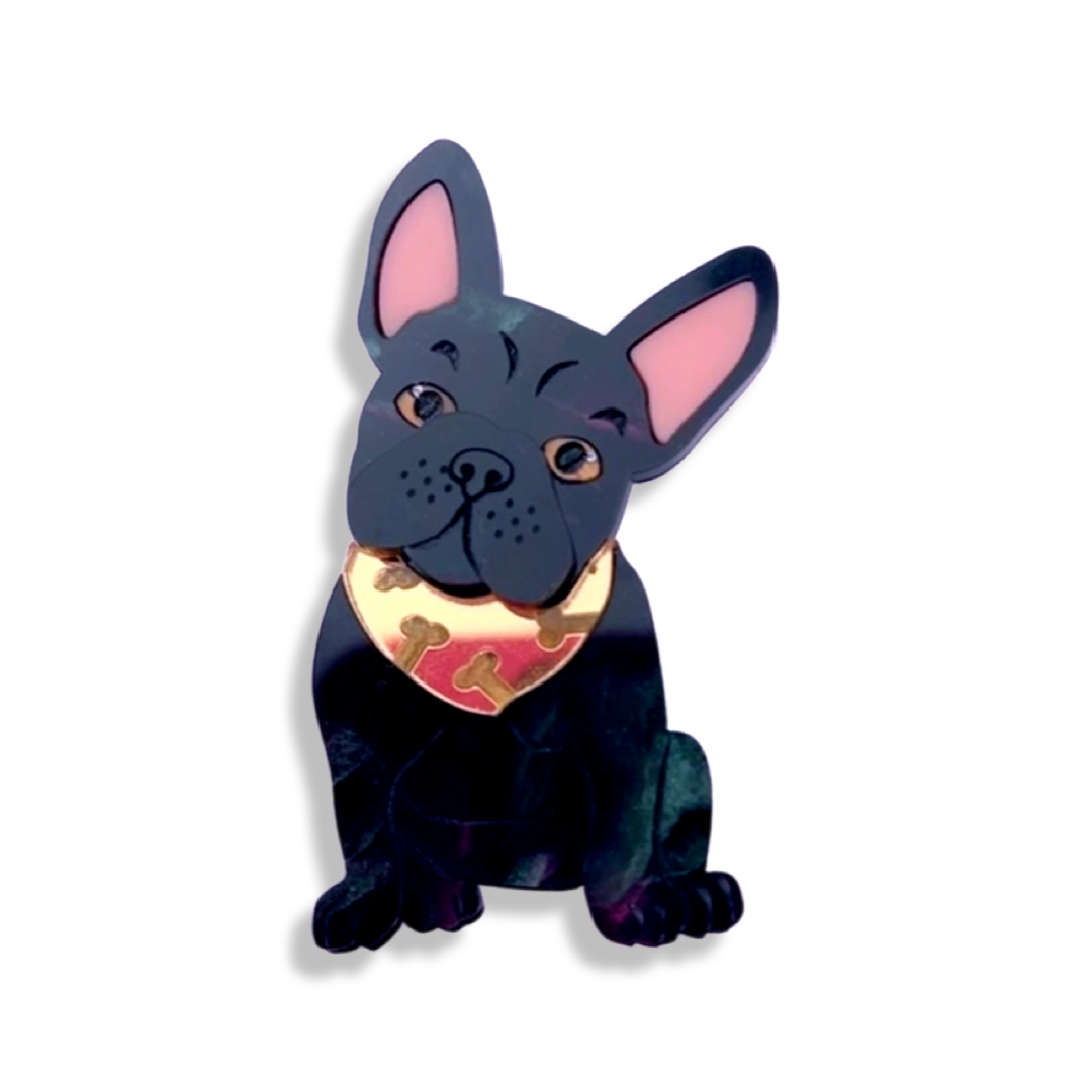Frenchie Brooch