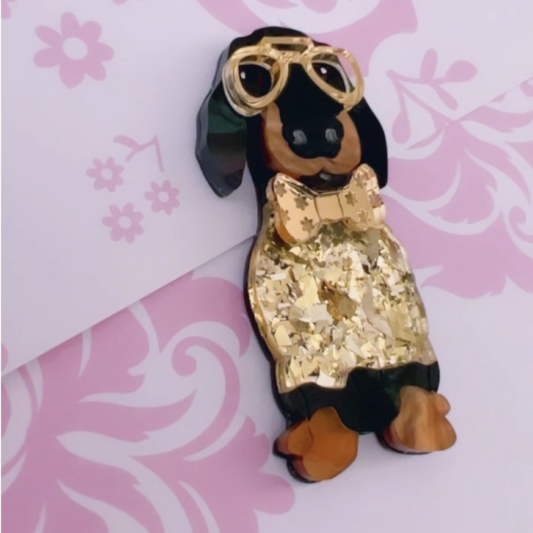 Dachshund Brooch
