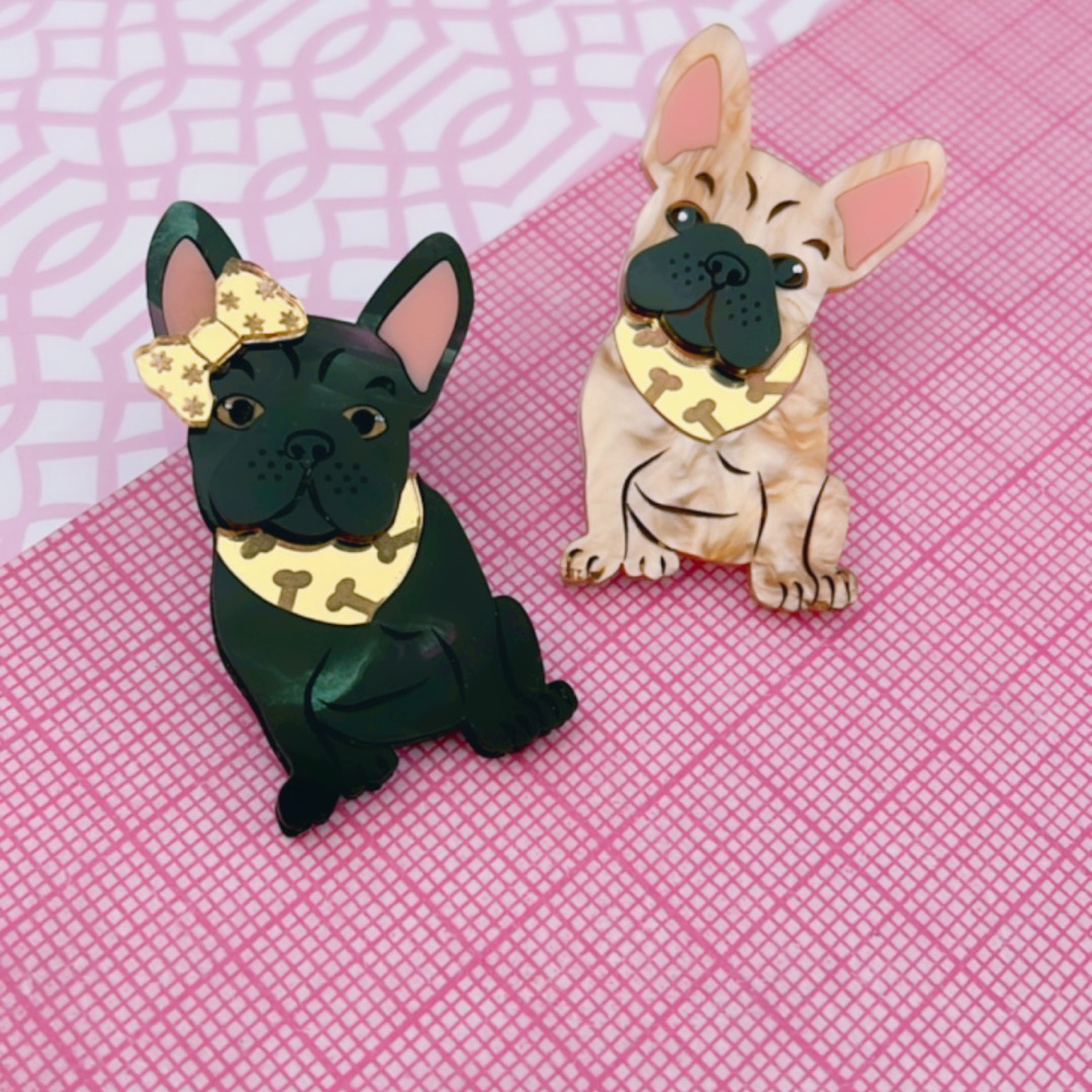 Frenchie Brooch