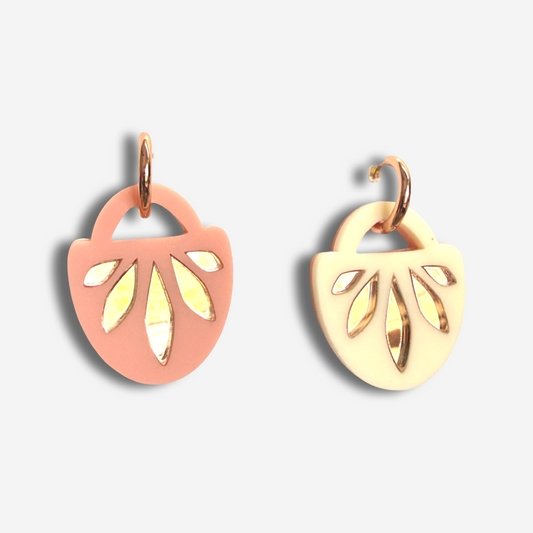 Cream Reversible Locks