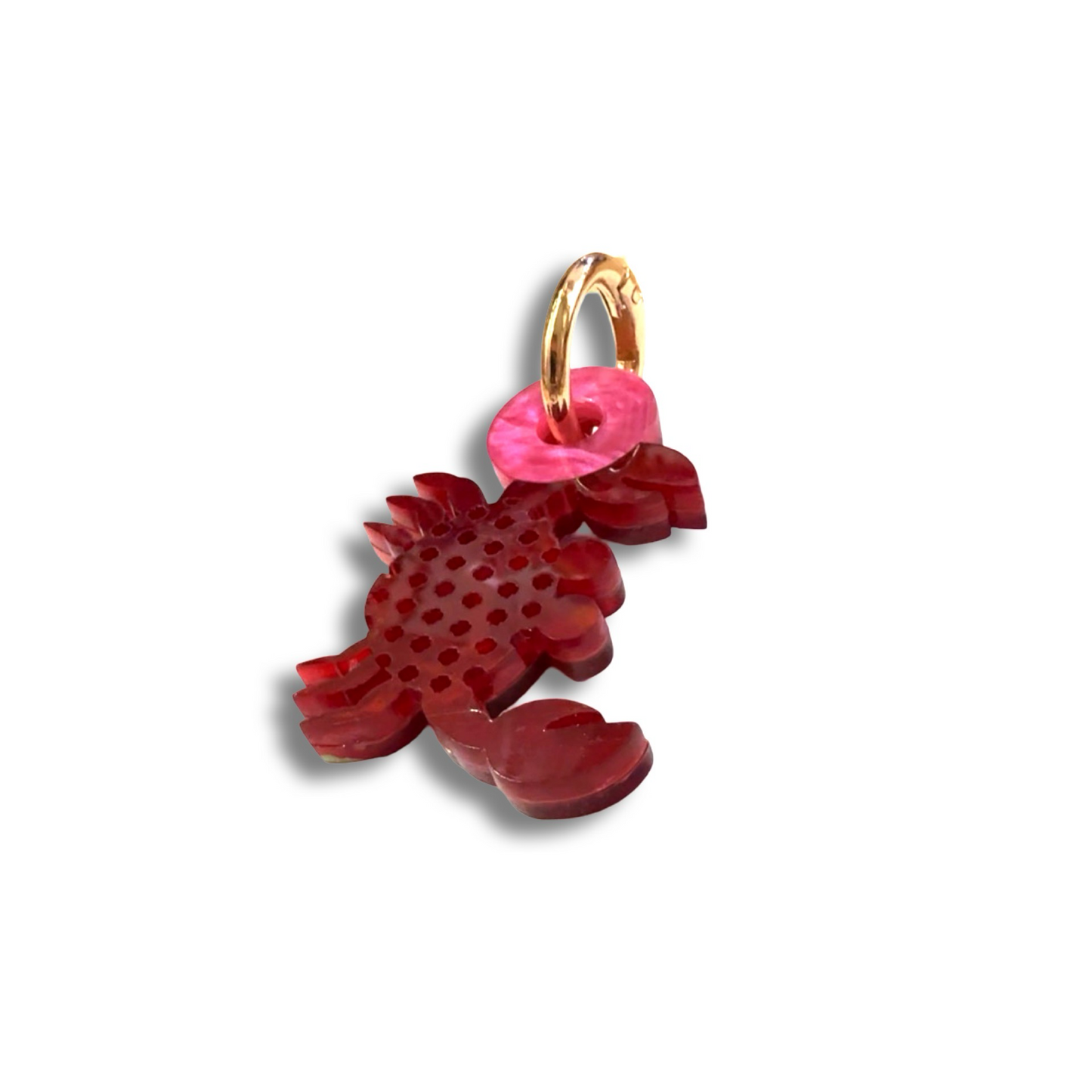 Mini Crab Bag Charm - High Tide -  And O Clasp