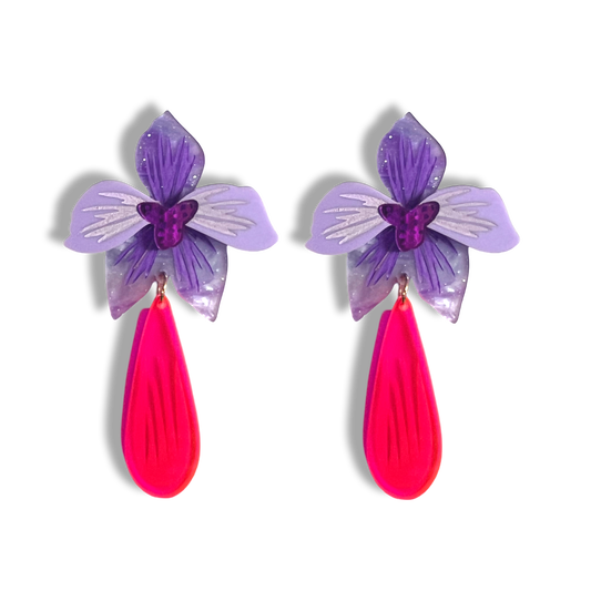 Ground Orchid with Pink Drop