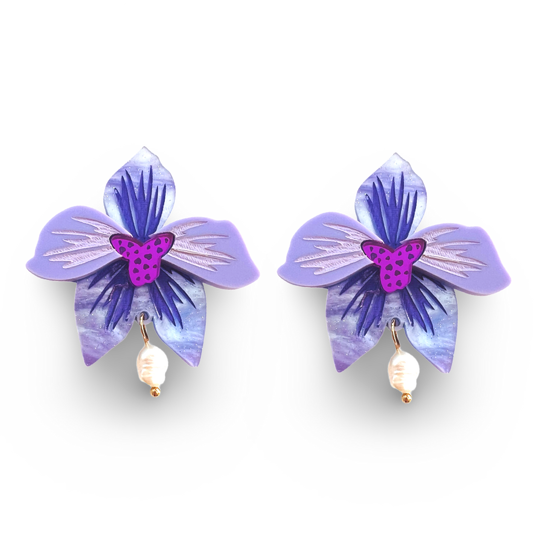 Ground Orchid with Pearl