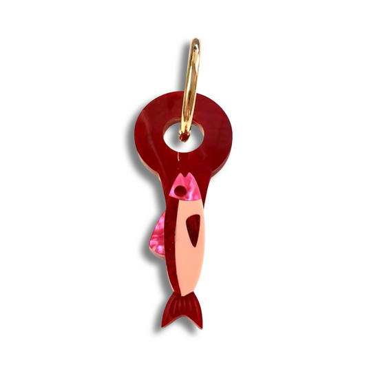 Limited Edition Sardine Bag Charm - Neatly Packed - And O Clasp