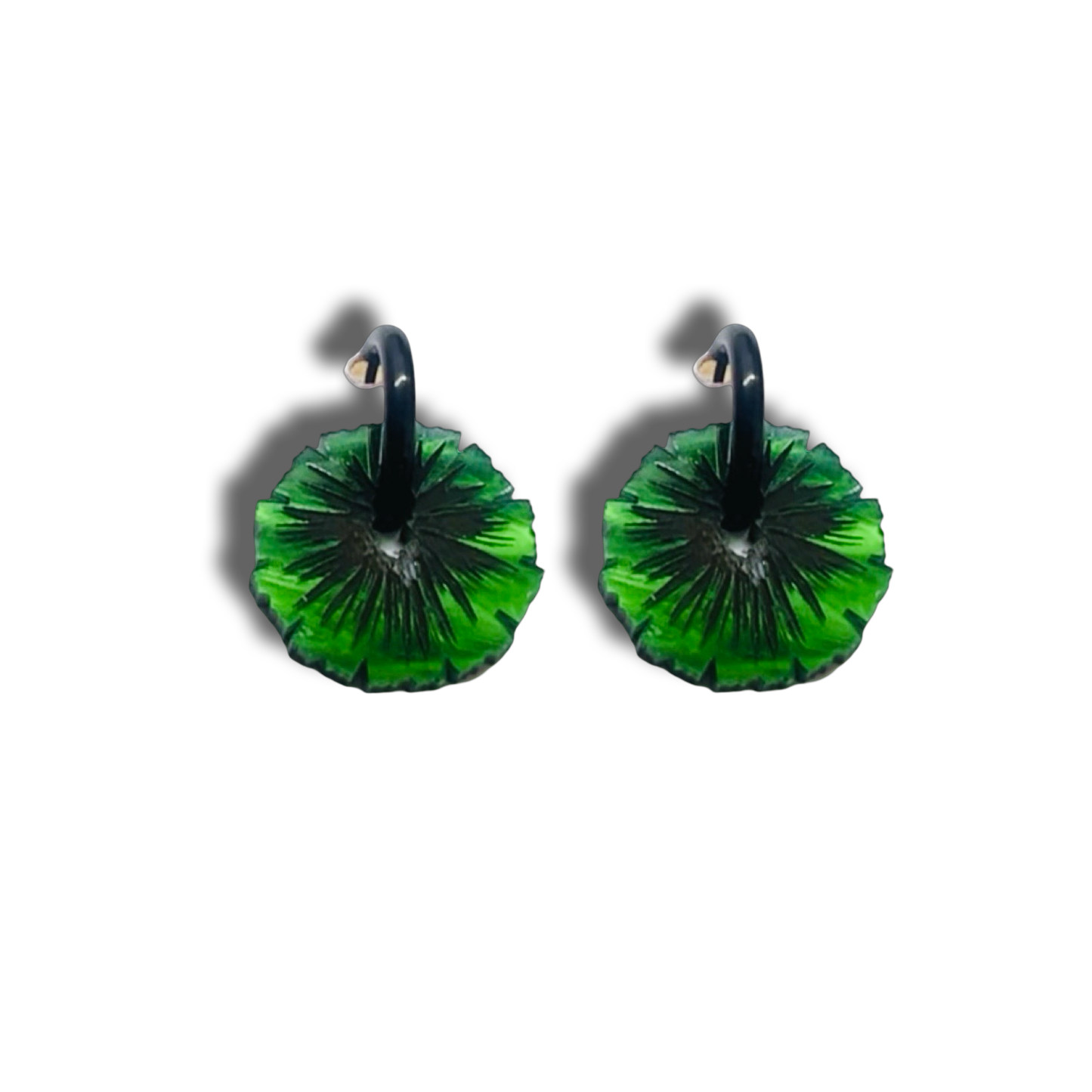 Fan Palm Green and Black - Small