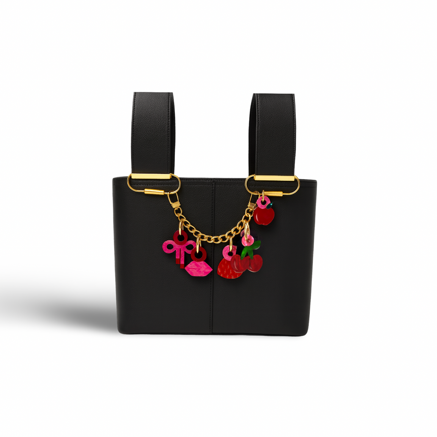 Mini Cherry Bag Charm - Double Take -  And O Clasp
