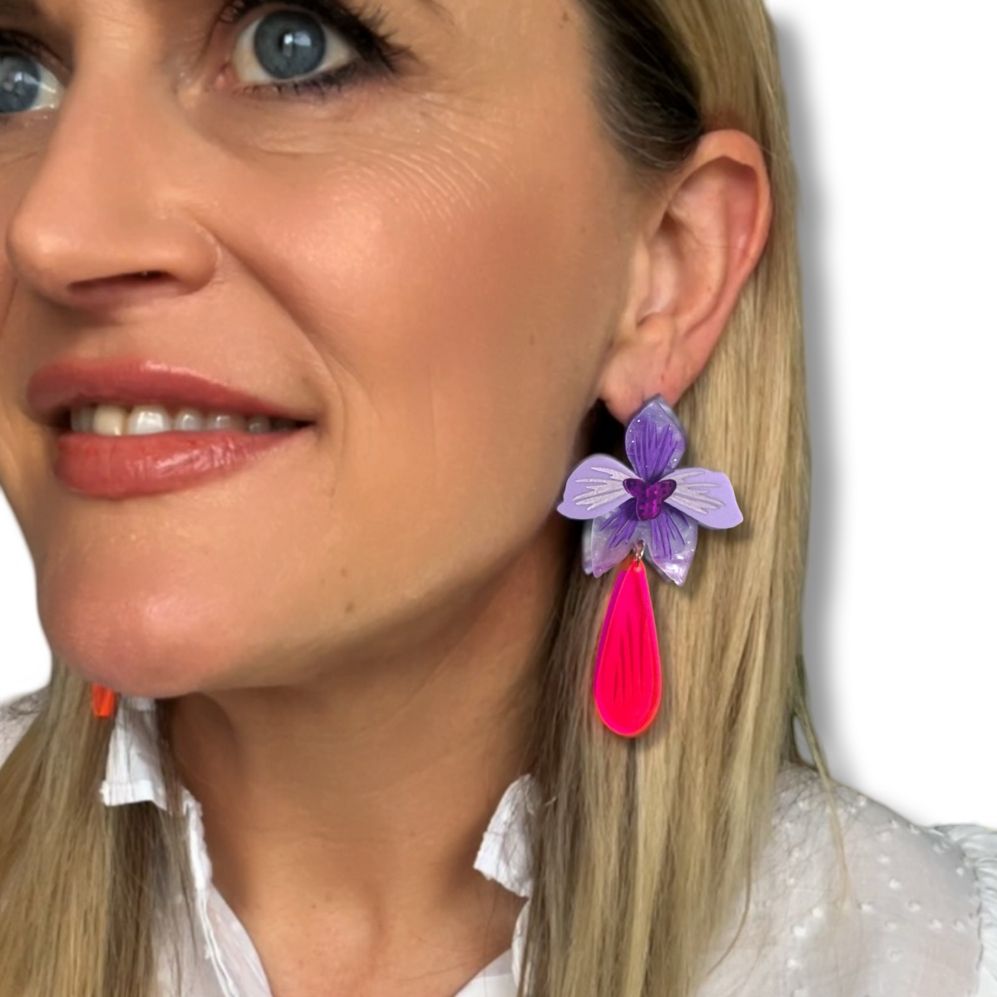 Ground Orchid with Pink Drop