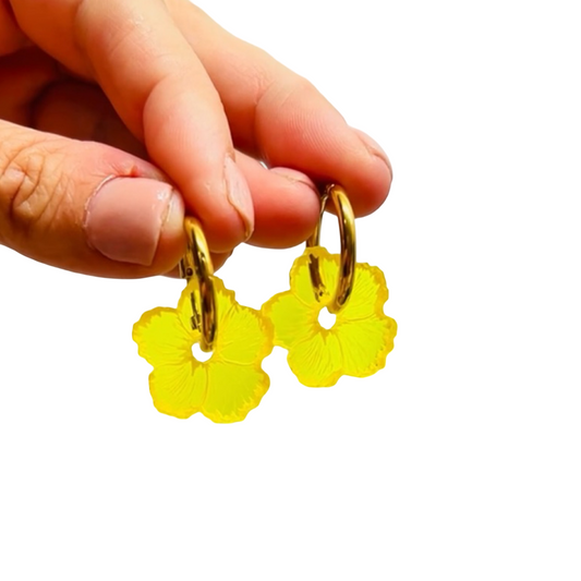 Hibiscus Hoop Translucent