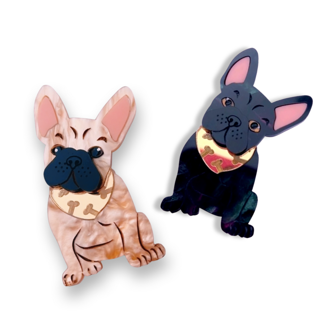Frenchie Brooch