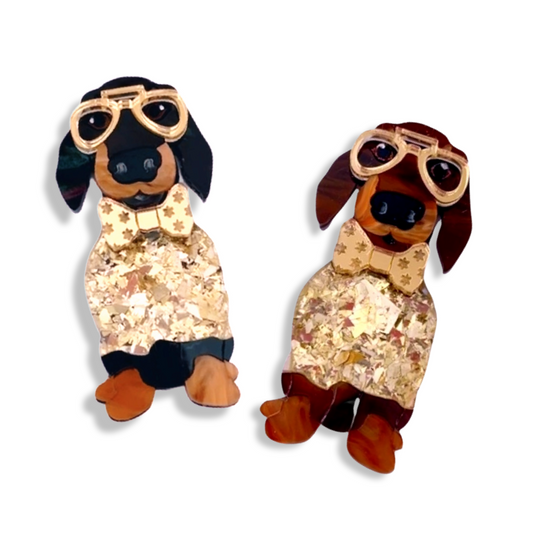 Dachshund Brooch