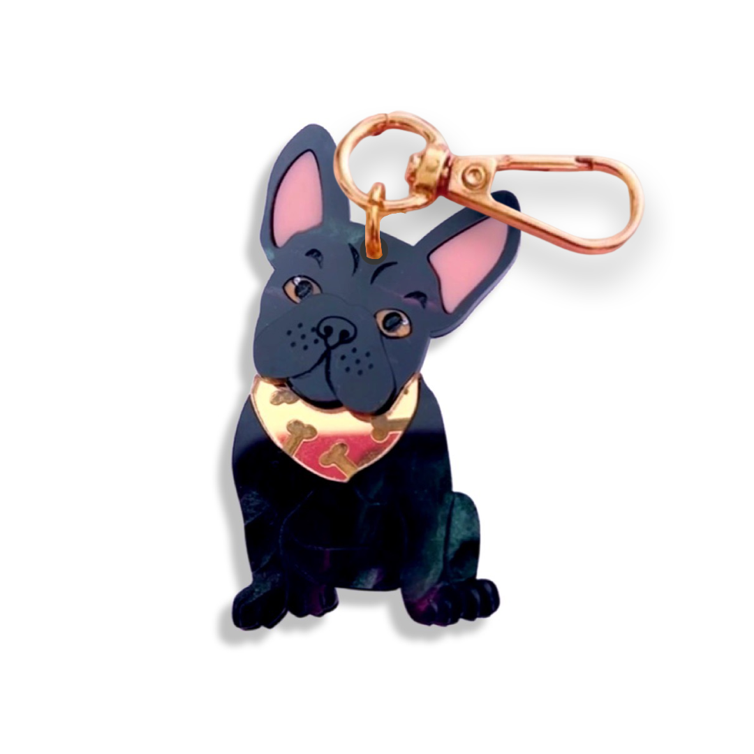Frenchie tag/Keyring