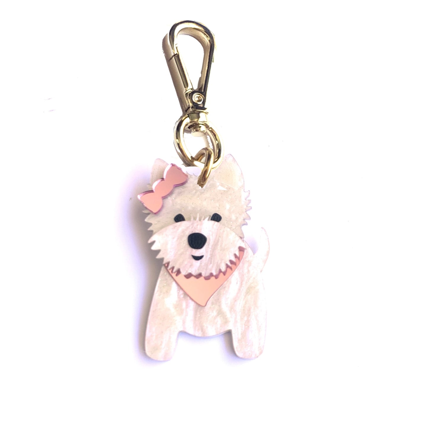 Westie Keyring