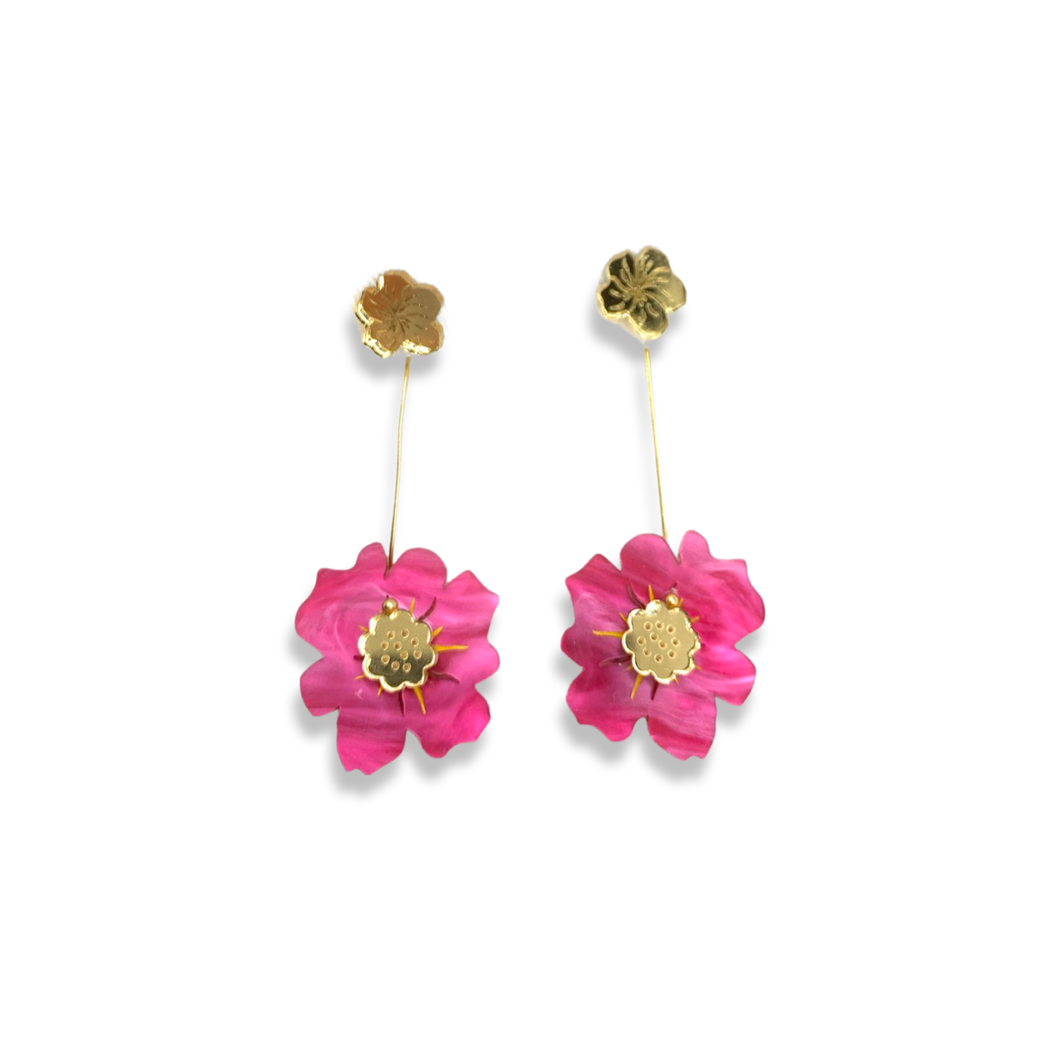 Swinging Flowers Fuchsia