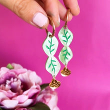 Load image into Gallery viewer, Matcha Leaf Statement Earring