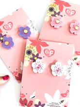Load image into Gallery viewer, Tibouchina  Large Statement Studs