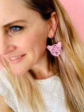 Load image into Gallery viewer, Lennie Leopard Hoop Dangle