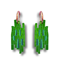 Load image into Gallery viewer, Bamboo Statement Earrings