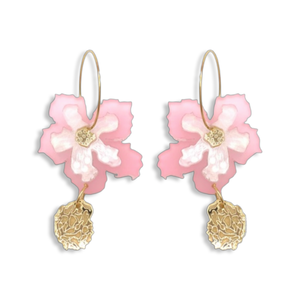 Desert Rose Hoop