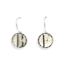 Load image into Gallery viewer, SILVER -Love Letters Hoop Earrings