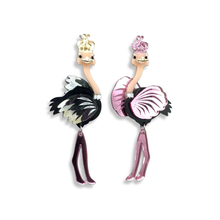 Load image into Gallery viewer, Queen Esther and King Oscar our Ostrich duo