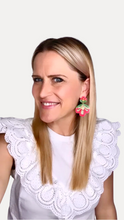 Load image into Gallery viewer, Plum Blossom Statement Earring- 2 left