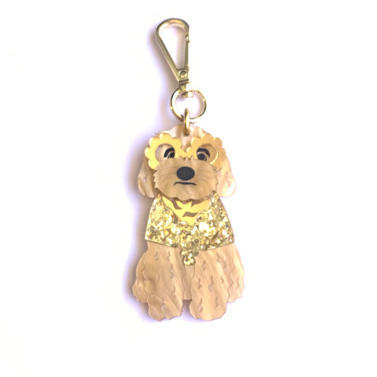 Louis our Cavoodle Keyring