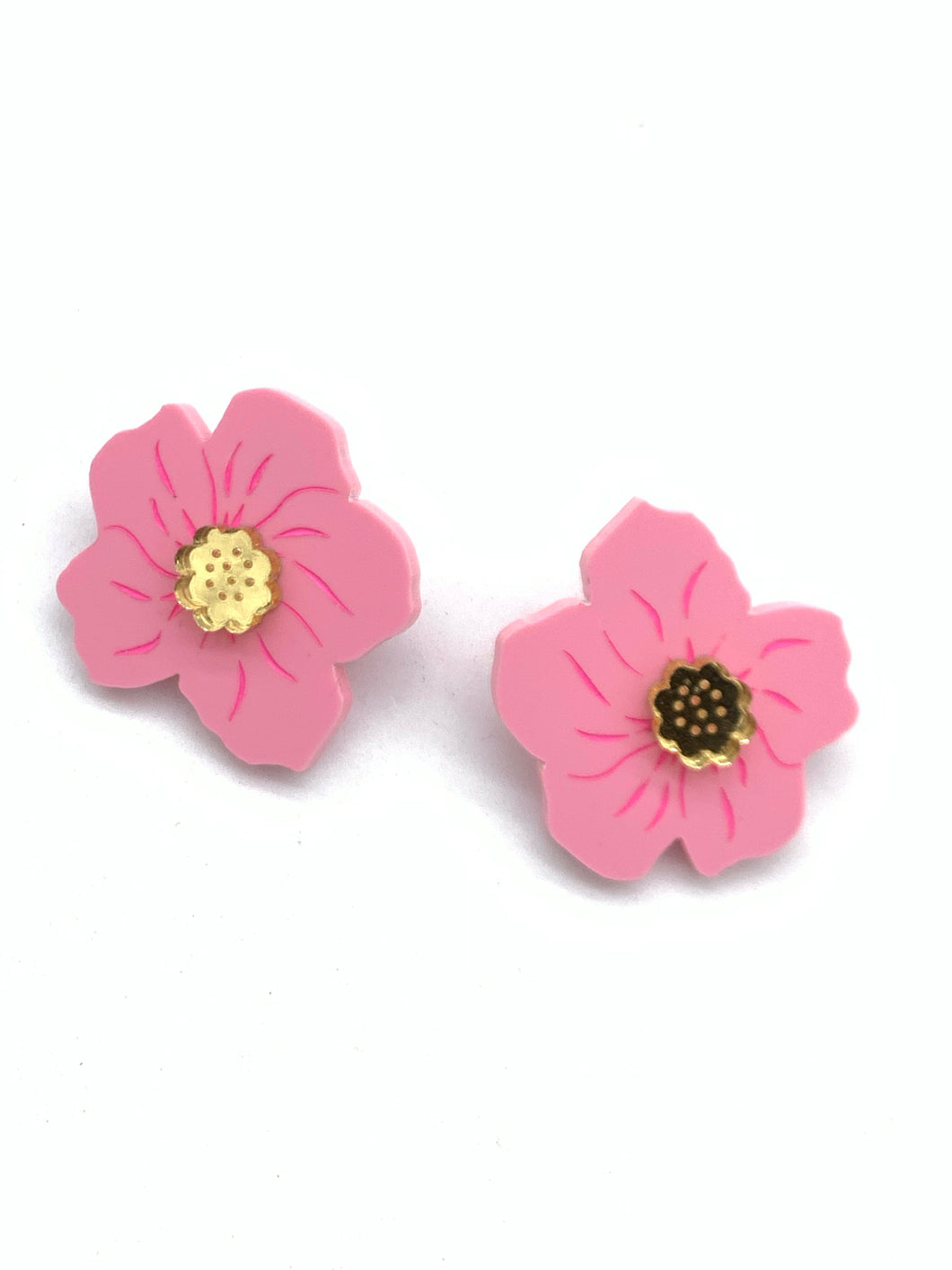 Tibouchina  Large Statement Studs