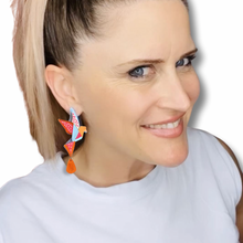 Load image into Gallery viewer, Origami Bird Statement Earring