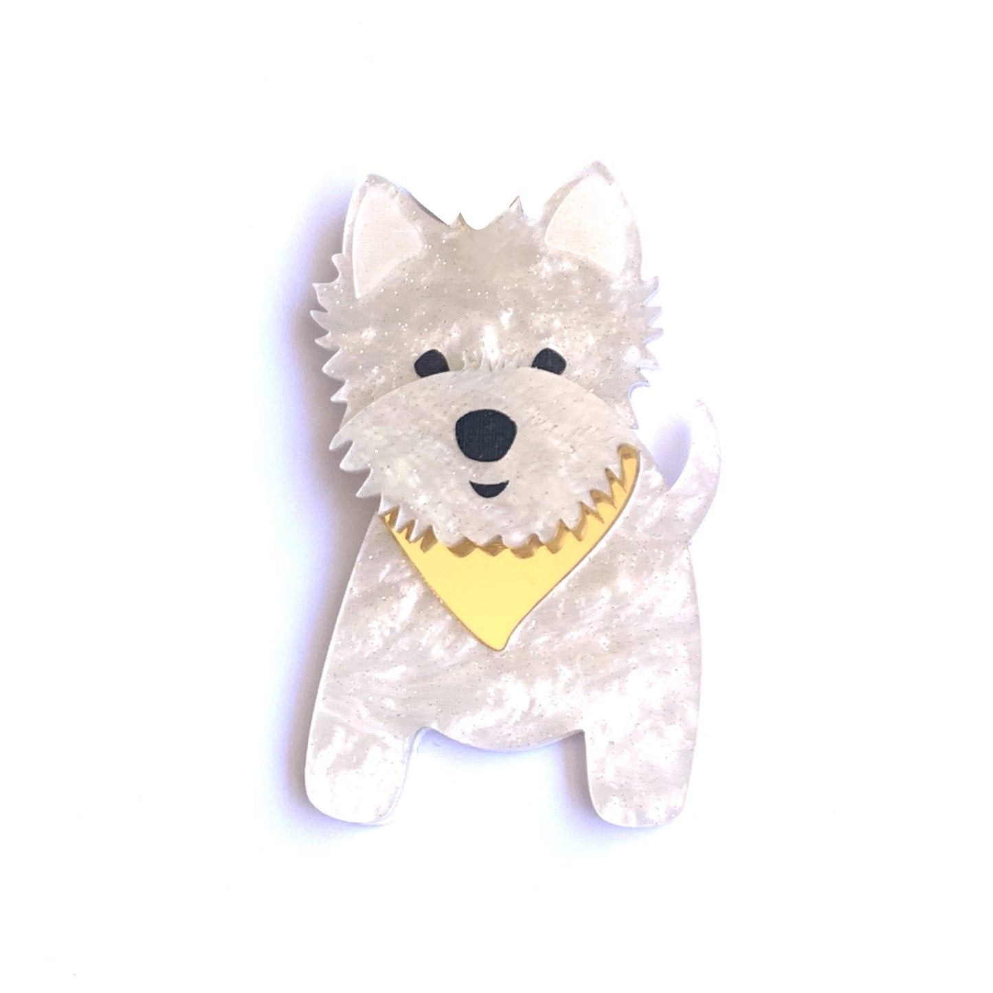 Westie Brooch
