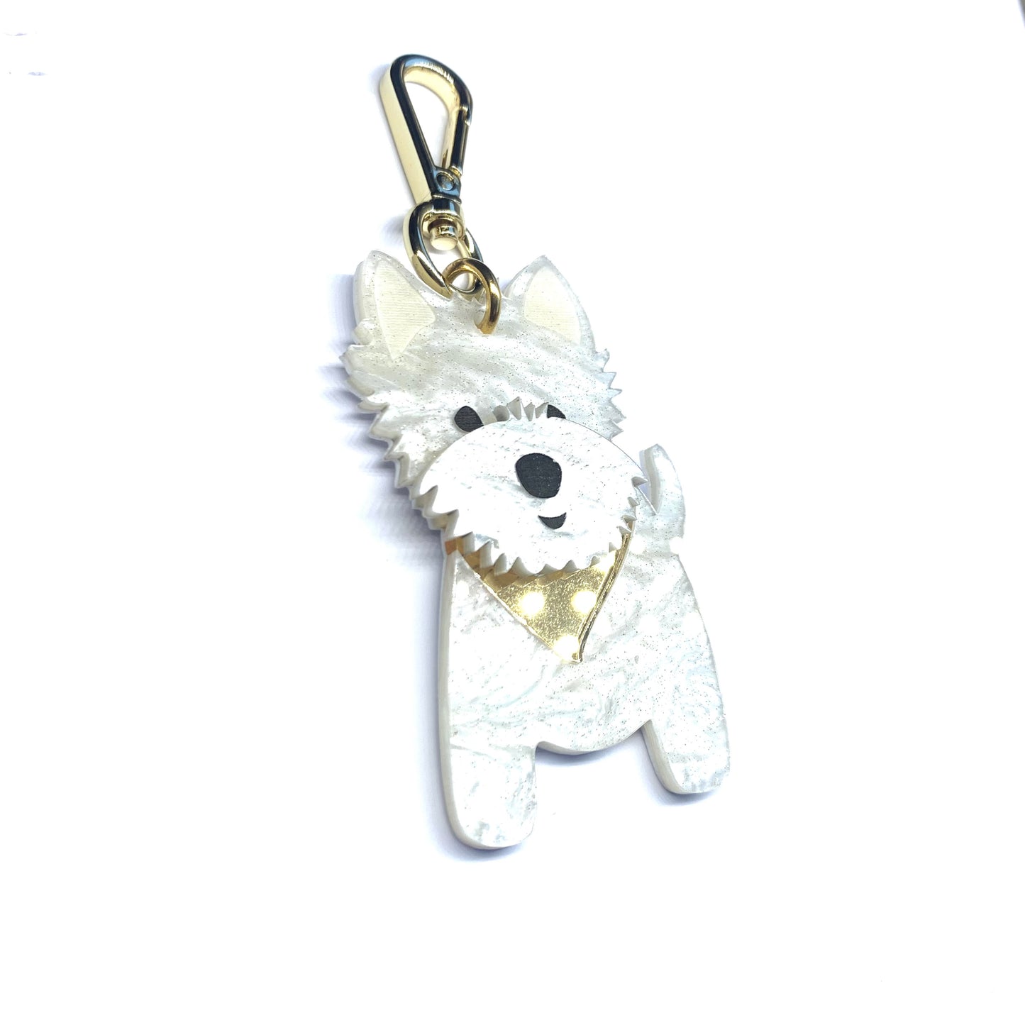 Westie Keyring