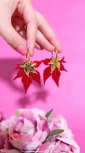 Load image into Gallery viewer, Japanese Maple Statement Earring