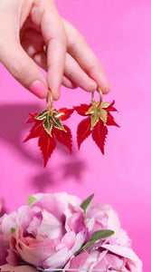 Japanese Maple Statement Earring
