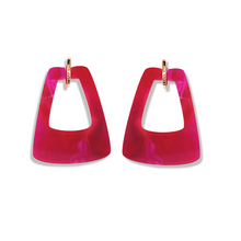 Load image into Gallery viewer, Reversible Multi Coloured Swirl and Violet Buckle Bells