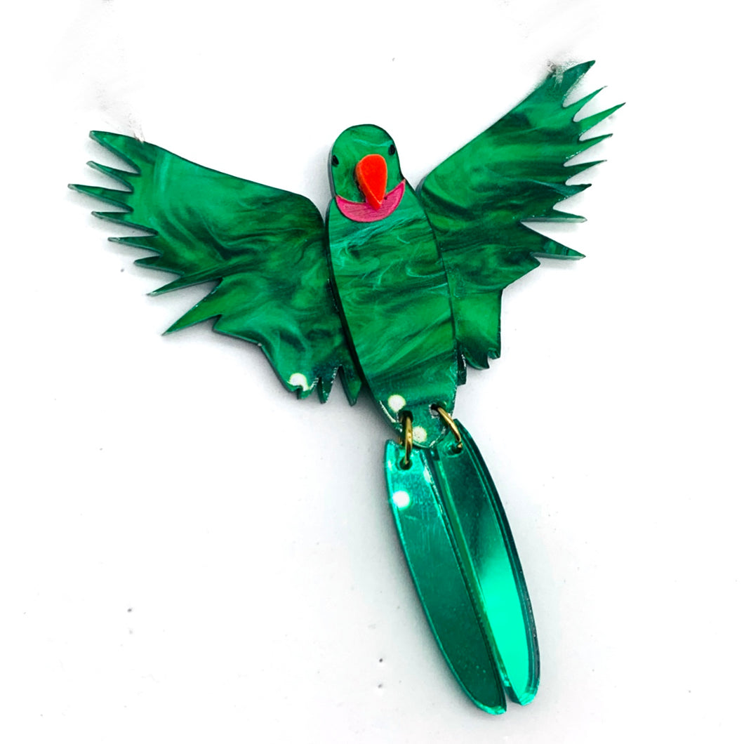 Vonnie our Indian Ringneck Brooch