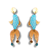 Load image into Gallery viewer, Koi Fish Statement Earring