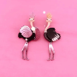 Queen Esther and King Oscar our Ostrich duo