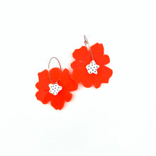Load image into Gallery viewer, Pop of Poppies Fluoro Red